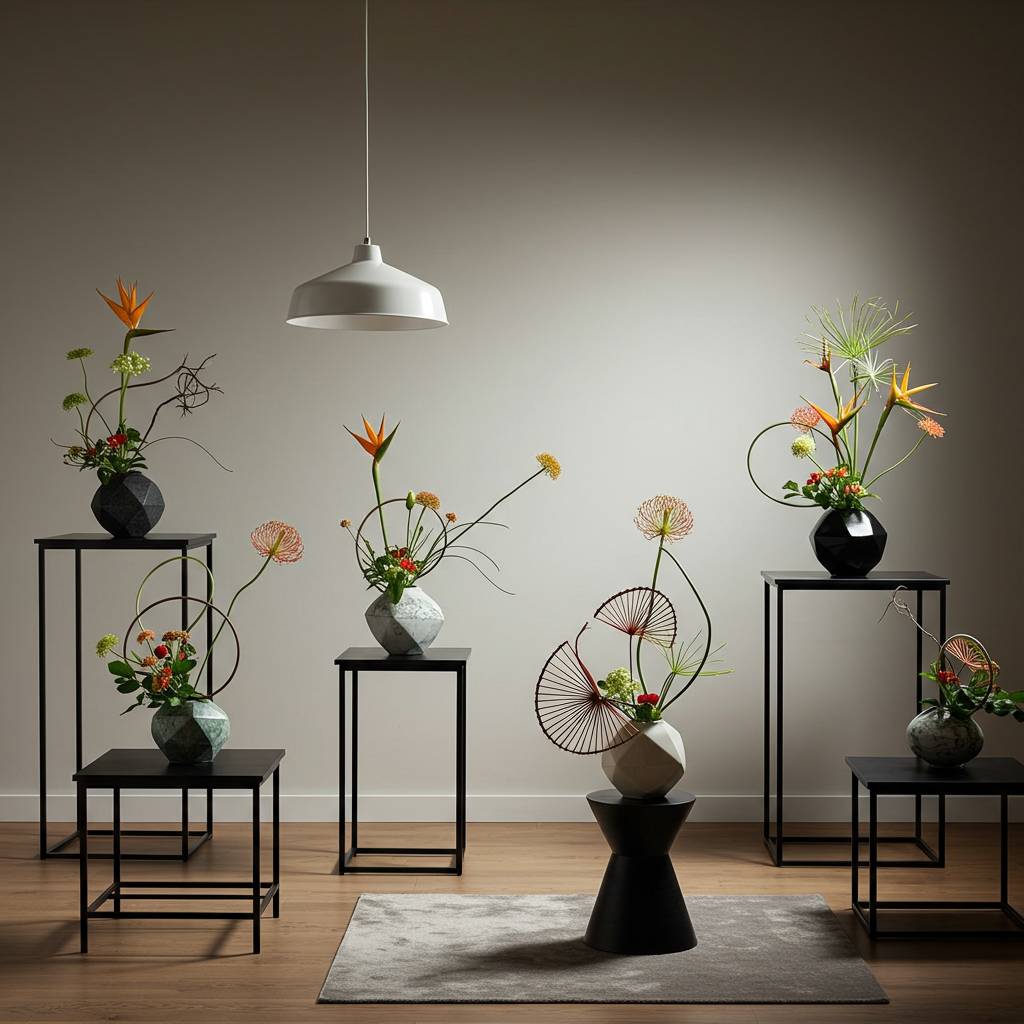 【花器】　生花　金属製　華道　日本文化　コレクション　インテリア 花器】 生花 金属製 華道 日本文化 コレクション インテリア